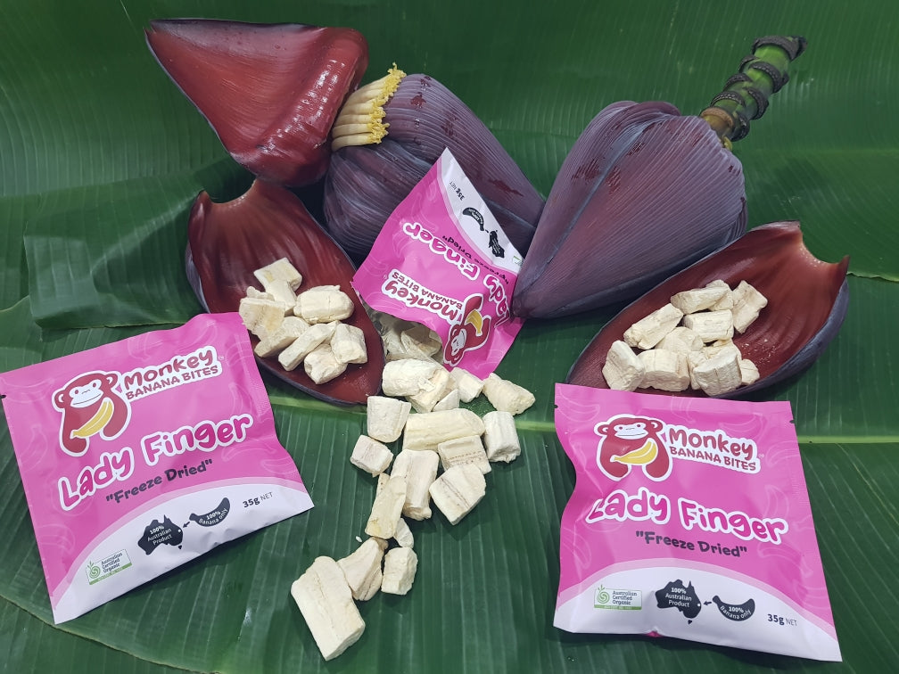 Lady Finger Banana Bites