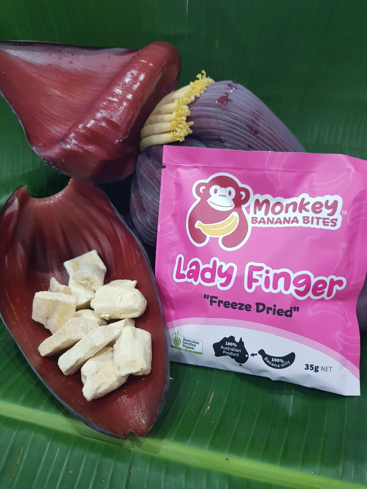 Lady Finger Banana Bites