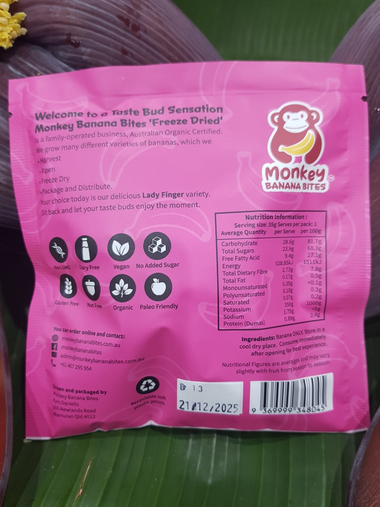 Lady Finger Banana Bites