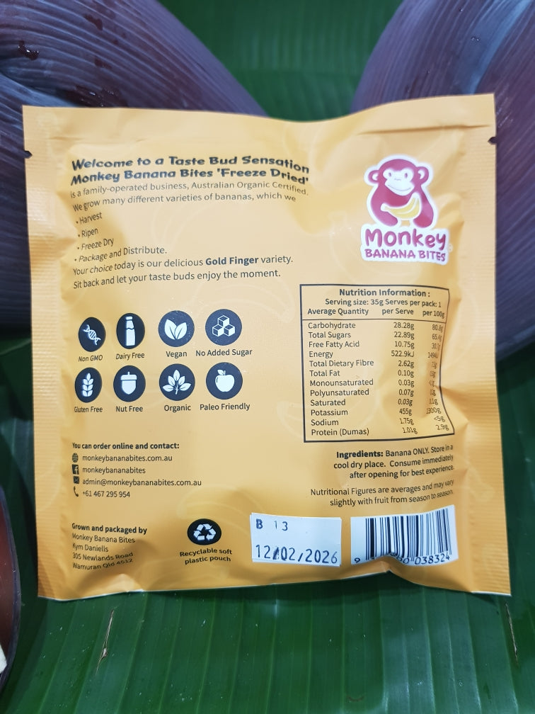 Gold Finger Banana Bites